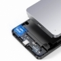 Carcasa de buzunar Ugreen pentru hard disk 2,5 '' SATA 3.0 6Gbps gri + cablu USB - USB tip C 0,5 m (CM300)