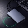 Carcasa de buzunar Ugreen pentru hard disk 2,5 '' SATA 3.0 6Gbps gri + cablu USB - USB tip C 0,5 m (CM300)
