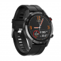 Ceas Smartwatch Pyramid® L13, display IPS 1.3 inch, waterproof, ritm cardiac, pedometru, bratara silicon, negru, L13