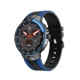 Smartwatch Pyramid® E15, sport, display IPS 1.28 inch, waterproof, monitorizare ritm cardiac, pedometru, albastru, E15