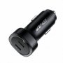 Incarcator auto Acefast 72W, 2x USB tip C, PPS, Power Delivery, Quick Charge 3.0, AFC, FCP negru, HRT-87646