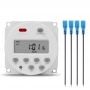 Timer digital SINOTIMER, interval de 1 secunda, 230V temporizator LCD digital programabil saptamanal 7 zile, CN101S-2