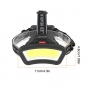 Lanterna de cap, PYRAMID®, 2000 Lumeni, 2x acumulatori inclusi, 4 moduri iluminare, ajustabila, lumina alba/rosie, L97