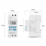 Timer digital programabil, 230V, 16A, Sinotimer, temporizator, 1 min-168 ore, TM919H-2-16A
