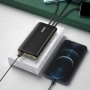 Dudao K4Pro powerbank cu cabluri incorporate 10000mAh LED display negru