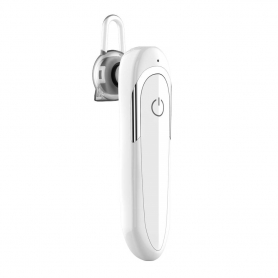 Casca mini bluetooth hands-free, wireless, Moloke D5 TWS, V4.1, Android/iOS, microfon incorporat, sunet clar, alb, D5