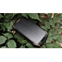 Baterie externa power bank solar PYRAMID®, 26800 mAh, cu incarcare solara, panou de 1,8 W, lanterna, camping, negru, PY-I26S