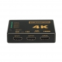 Splitter HDMI PYRAMID, 5 porturi intrare hdmi, rezolutie 4K ultra hd, telecomanda, SPLHDMI