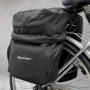 Geanta pentru bicicleta, Wozinsky, 45x44x32cm, montare portbagaj, 60L, impermeabil, husa de ploaie, negru, BK11