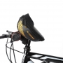 Geanta pentru bicicleta, Wozinsky, 15.8x11x29.5cm, montare ghidon, 1L, impermeabila, Suport telefon, negru, BK15