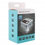 Modulator FM, MP3 player,FM Kit, Bluetooth, 3xUSB, 5V/5.2A, USB Audio Player Suport, alb