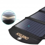 Panou solar Choetech, pliabil, 19W, camping, drumetii, pescuit 2x USB 2,4A, negru, PS-19W