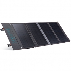 Panou solar Choetech, pliabil, camping, drumetii, pescuit, 36W 1x USB-C PD 3.0,  1 x USB QC 3.0, negru, PS-36W