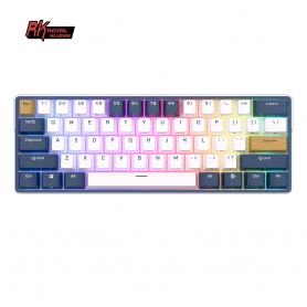 Tastatura mecanica gaming Royal Kludge RK61, 61 taste, hotswap, RGB, keyscaps ABS double shot, wireless, portabila, RK61