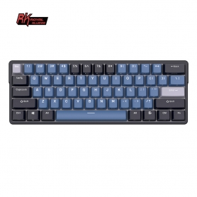 Tastatura mecanica gaming Royal Kludge RK61, 61 taste, hotswap, RGB, keycaps ABS double shot, wireless, portabila, RK61