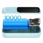 Baterie externa powerbank Baseus Qpow 10000mAh built-in USB Type-C cablu 22.5W Quick Charge SCP AFC FCP, albastru HRT-95334