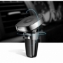 Suport auto pentru telefon Baseus Privity Pro Suport magnetic din piele naturala pentru aerisire negru SUMQ-PR0