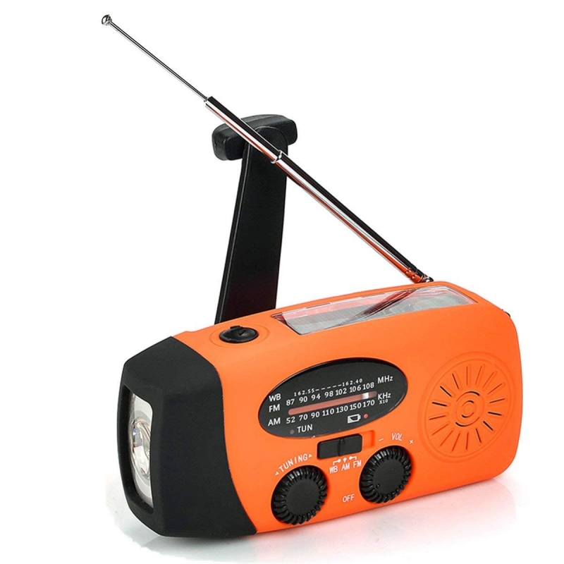 slip Flare Baby Radio camping portabil, calamitati naturale, cutremure, furtuni, cu dinam  portocaliu