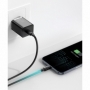 Baseus Super Si 1C incarcator rapid USB Tip C 20W Power Delivery + cablu USB Tip C - Lightning 1m negru (TZCCSUP-B01)