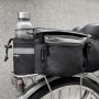 Geanta de transport pentru biciclete, Wozinsky  cu curea de umar 6l negru, HRT-47867