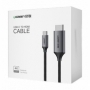 Cablu Ugreen cablu HDMI - USB tip C 4K 60 Hz 1,5 m negru-gri (MM142 50570)