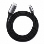 Cablu Ugreen cablu HDMI - USB tip C 4K 60 Hz 1,5 m negru-gri (MM142 50570)