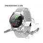 Ceas Smartwatch PYRAMID, waterproof, IP68 64KB Ram + 512KB ROM display 1.04 inch, touch screen rezolutie 240, argintiu, KW10S