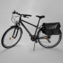 Geanta bicicleta Wozinsky  28 l negru, HRT-81702
