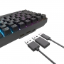 Tastatura mecanica gaming Royal Kludge, 96 taste, palm rest, hotswap, RGB, wireless sau cablu, 3750 mAh, switch brown, RK96