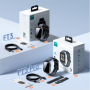 Ceas smart Joyroom Fit-Life Pro functii sport, apelare telefonica,  gri inchis (JR-FT3)