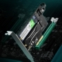 Adaptor de card de expansiune Ugreen PCIe 3.0 x4 pentru SSD M.2 M-Key / M.2 B-Key negru (CM302)