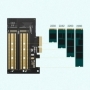 Adaptor de card de expansiune Ugreen PCIe 3.0 x4 pentru SSD M.2 M-Key / M.2 B-Key negru (CM302)