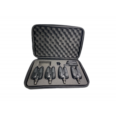 Set 4 avertizoare sonore Pyramid, wireless + receptor, valigeta transport, FA216-4