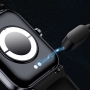 Ceas inteligent Smartwatch QCY GTC Sport, ecran 1.85 inch, negru, HRT-138893