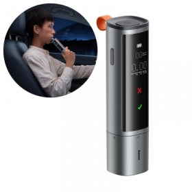 Alcooltester digital portabil pentru masina, Baseus SafeJourney Pro Series 470mAh gri