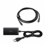 Incarcator rapid Baseus GaN5 Pro HUB HDMI 2 x USB-C / USB-A / HDMI 4K 30Hz 1.5m negru + cablu USB-C - USB-C 100W 40Gb/s