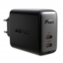 Încărcător de perete Acefast A9, 2x USB-C, PD 40W, negru, INN-039357