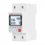 Releu Sinotimer, Wifi Tuya, diferential, protectie supratensiune, subtensiune, reglabil intre 1-63A, contor energie