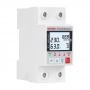 Releu Sinotimer, Wifi Tuya, diferential, protectie supratensiune, subtensiune, reglabil intre 1-63A, contor energie