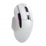 Mouse gaming wireless, cu statie de incarcare Dareu A955 RGB 400-12000 DPI ,alb, INN-046689