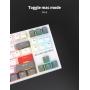 Tastatura mecanica gaming ROYAL KLUDGE, iluminare RGB personalizabila, switch-uri mecanice brown, anti-ghosting, RKR87-WHITE