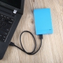 Carcasa Rack Extern Hard Disk / SSD 2.5", USB 3.0, hdd sata 3, Led indicator, albastru