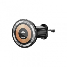 Incarcator wireless auto, compatibil MagSafe pentru grila de ventilatie Dudao F12MAX de 15 W, negru, HRT-149811
