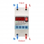 Releu protecție, SINOTIMER, supratensiune/subtensiune, sparacurent, reglabil 1-63A, diferential 10mA-99mA reglabil, SVP715-63A