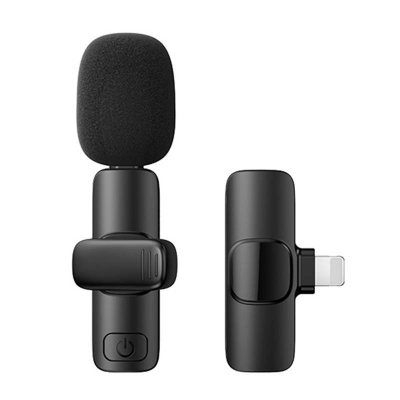 Microfon wireless, compatibil Iphone, Remax Live-Stream, INN-047431