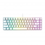 Tastatura mecanica gaming Royal Kludge 68 taste, Brown switch, Keycaps ABS double shot, wireless, BT sau cablu, alb, RKG68