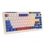 Tastatură mecanică Royal Kludge, KZZI K75 pro RGB, moment switch retro albastru, RK75PRO