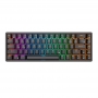 Tastatură mecanică fără fir Royal Kludge  RGB, switchuri brown RK837-black