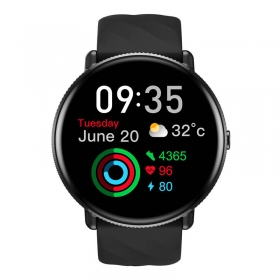 Smartwatch ZEBLAZE GTR 3 PRO, display AMOLED 1.43 inch, apelare telefonica, ritm cardiac, pedometru, negru, INN-058328