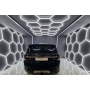 Set HoneyComb LED hexagon luminos modular, alb rece 6500k, aluminiu 2430 x 4840, Pyramid